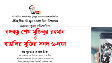 Bangabandhu Mujib Six Point Day Quiz Result