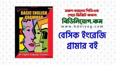 Basic English Grammer Book PDF