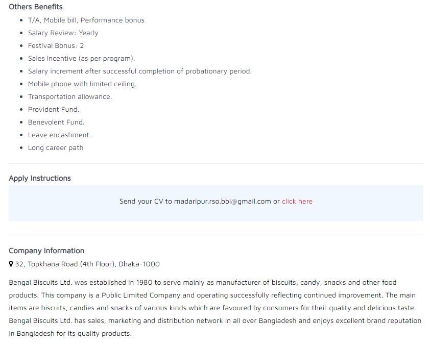 Bengal Biscuits Job Circular 2020 2 Bengal Biscuits Job Circular 2020 2
