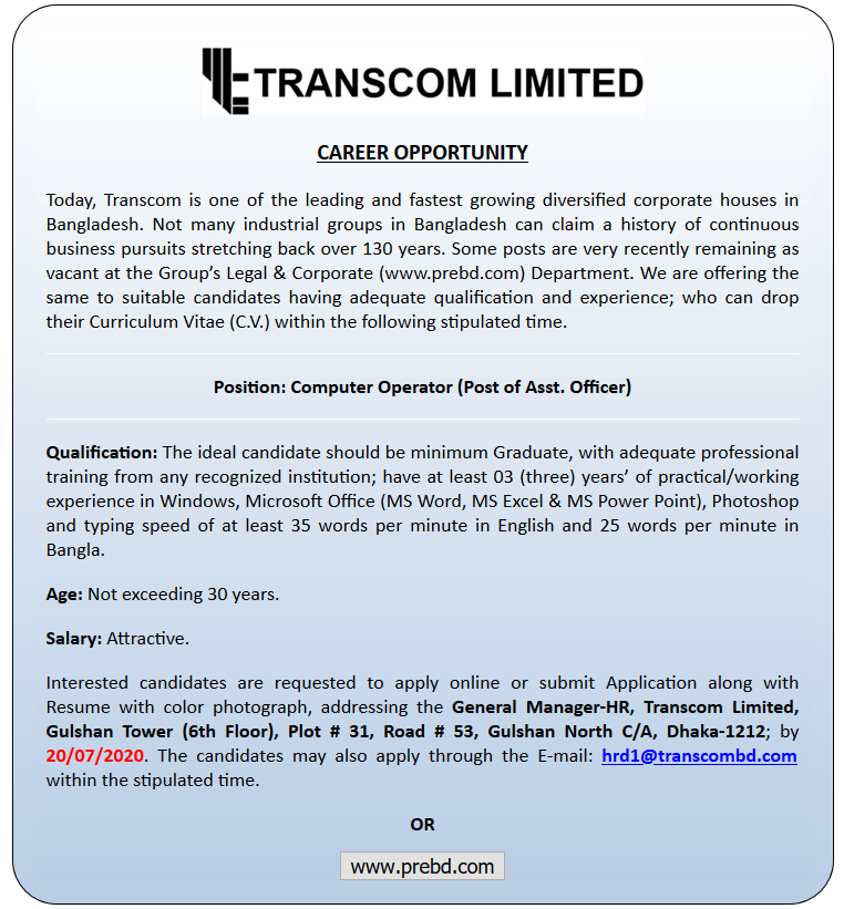 Transcom Limited Transcom Limited