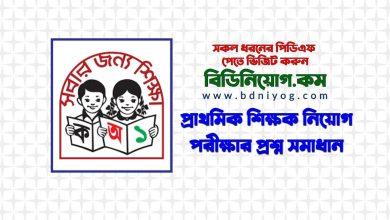 Primary Job Question Solution PDF