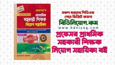 Professors Primary Assistant Teacher Job Book PDF
