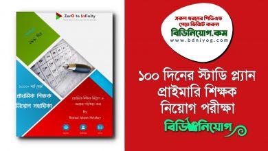 100 Days Study Plane Primary Teacher