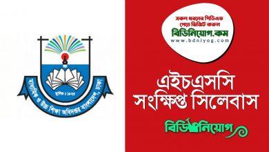 HSC Short Syllabus
