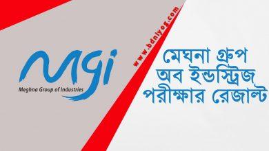 Meghna Group of Industries Exam Result