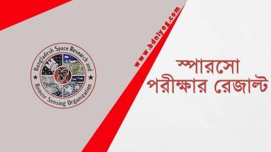 SPARRSO Exam Result