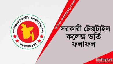 Textile Engineering College Admisison Result