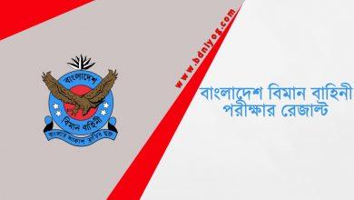 Bangladesh Air Force Exam Result