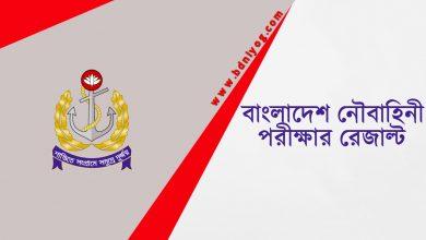Bangladesh Navy Exam Result