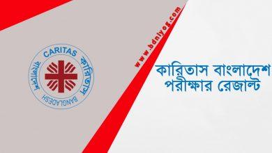 Caritas Bangladesh Exam Result