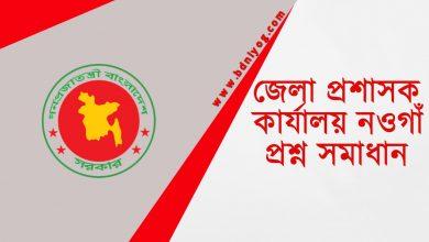 DC Office Naogaon Question Solution