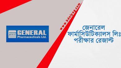 General Pharmaceuticals Ltd Exam Result