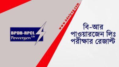 BR POWERGEN LTD Exam Result