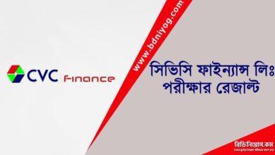 CVC Finance Limited Exam Result