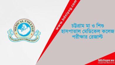 Chattagram Maa O Shishu Hospital Medical College Exam Result
