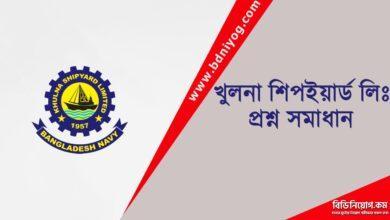 Khulna Shipyard Limited Question Solution