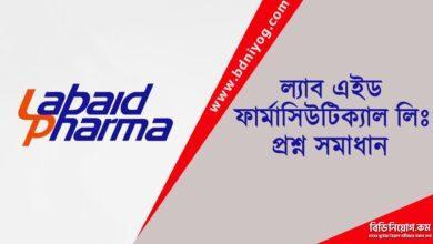 Labaid Pharmaceuticals Ltd Question Solution