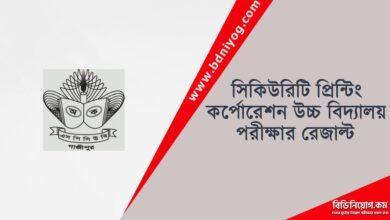 Security Printing Corporation High School Exam Result