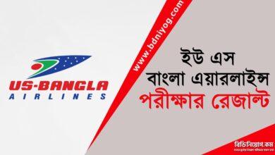 US Bangla Airlines Exam Result 1