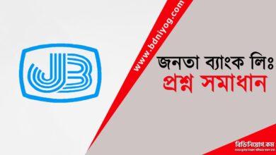 Janata Bank Limited Question Solution