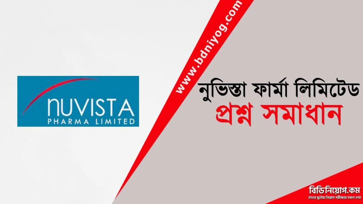 NUVISTA Pharma Ltd Question Solution NUVISTA Pharma Ltd Question Solution