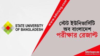 State University of Bangladesh Exam Result 1