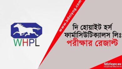 The White Horse Pharmaceuticals Limited Exam Result