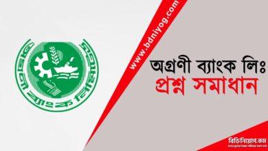 Agrani Bank Limited Question Solution
