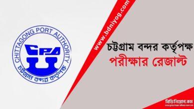 Chittagong Port Authority Exam Result