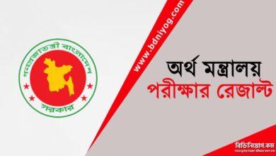 Ministry of Finance Exam Result