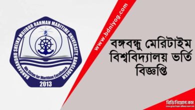 Bangabandhu Maritime University Admission Circular