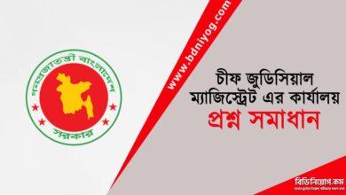 Chief Judicial Magistrate Question Solution