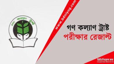 Gono Kallyan Trust Exam Result