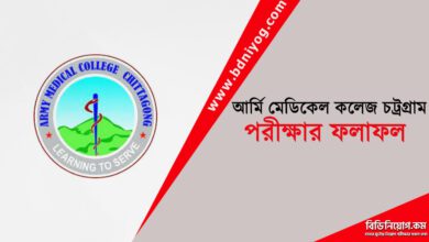 Army Medical College Chattogram Exam Result