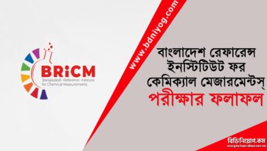 BRICM Exam Result